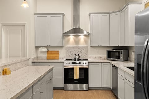 Modern fully equipped kitchen