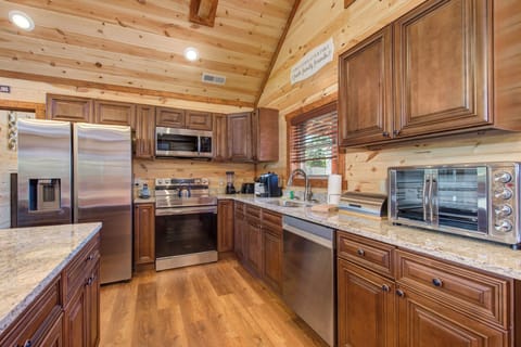 Kitchen with Granite Countertops