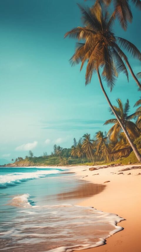 Beach nearby, sun loungers, beach towels