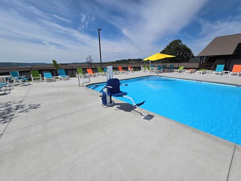 Indoor pool, outdoor pool