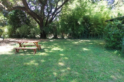 View towards rear of property where Napa Creek flows