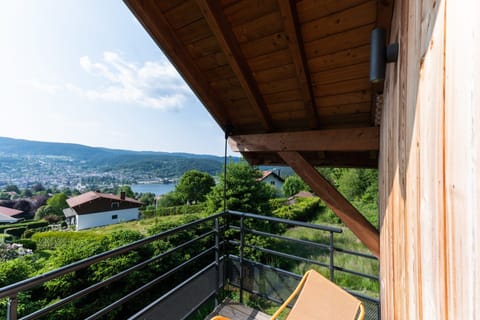 Balcony and view from the Renard chalet (1)