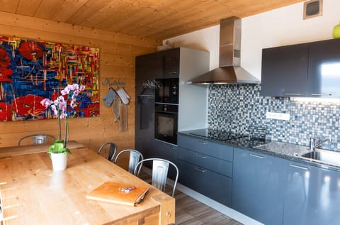 Kitchen at Le Renard chalet