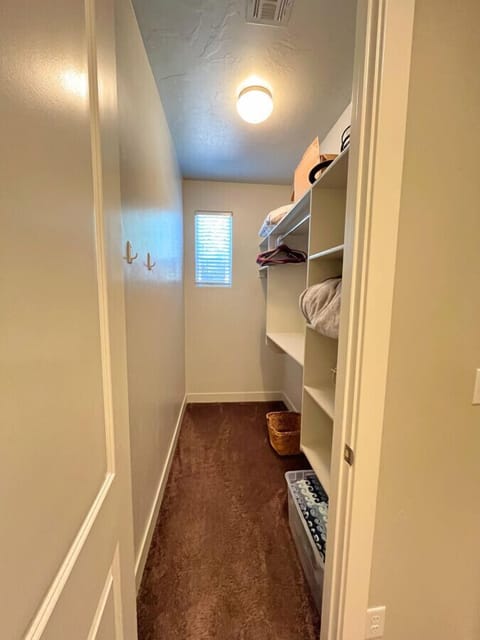 Master bedroom closet