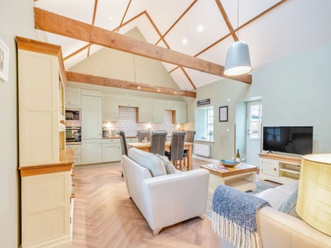 Open plan living space | The Byre - Pleasantfield Farm, Ayr