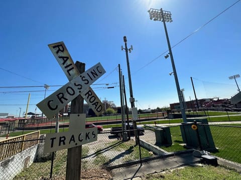 Backyard view of the Cardinals field