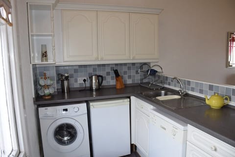 Fully fitted kitchen with sea views