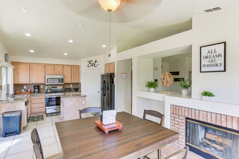 Victorville Vacation Rental | 4BR | 2BA | 1,740 Sq Ft | Small Step for Entry