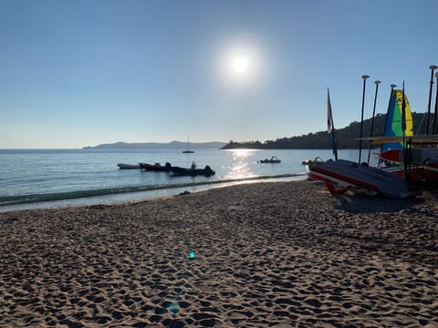 On the beach