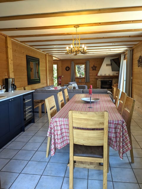 Open lounge and dining area