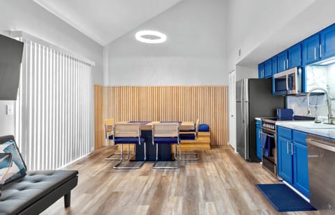 Dining Room
With custom made bench , table and chairs
