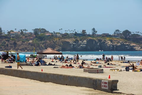 On the beach