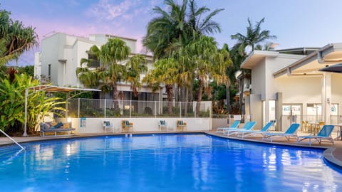 Indoor pool, a heated pool