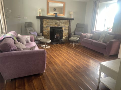 Two 4 foot thick windows in sitting room the charm of 140 year old home