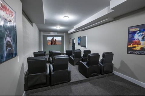 Private cinema room for the ultimate movie experience.