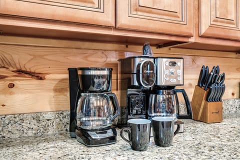 Coffee bar with starter K-Cups provided. Fuel for the day’s activities!