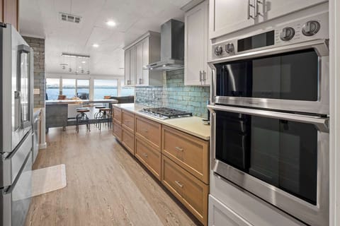 This kitchen features high-quality appliances to make your cooking a breeze