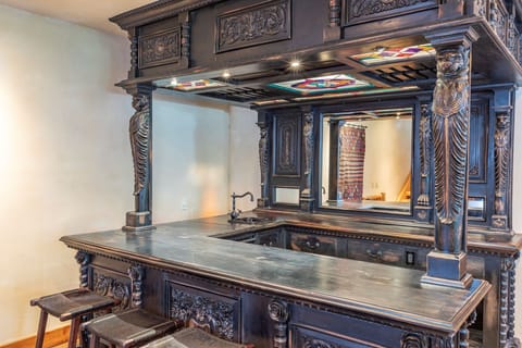 Custom bar and saloon.