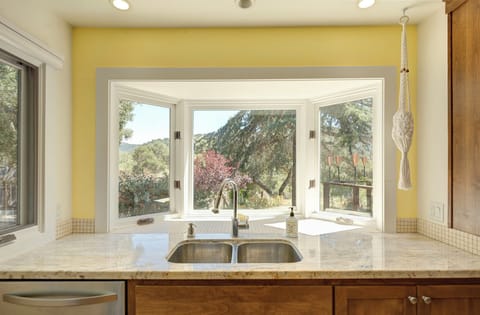 Kitchen has a Beautiful Mountain and Valley View