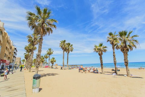 On the beach