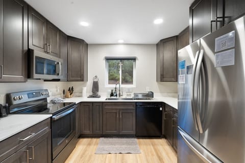 Whip up a feast with ease—our kitchen is fully stocked with everything you need!