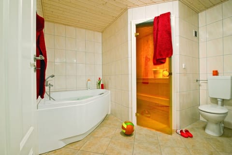 Shower, jetted tub