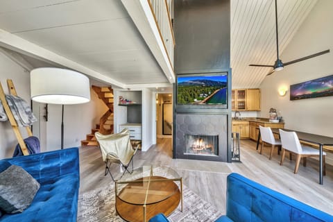 The family will gather on the 2nd floor living area for meals and movies