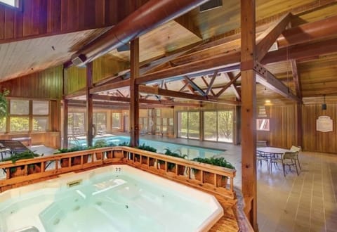 Indoor pool, a heated pool