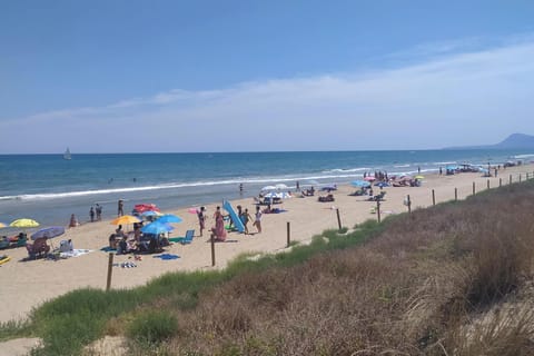 On the beach