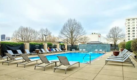 Indoor pool, outdoor pool