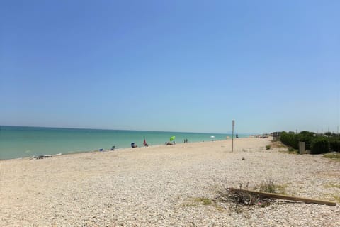 On the beach