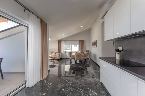 Kitchen and dining area