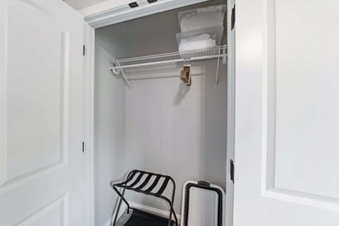 Very convenient closet perfect for housing your personal belongings.
