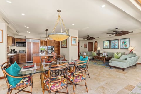 Elegant dining area perfectly positioned beside the kitchen for effortless entertaining.