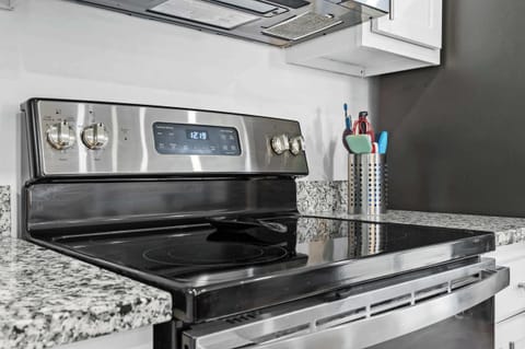 Kitchen: Enjoy cooking in our fully equipped kitchen with stainless appliances and ample natural light