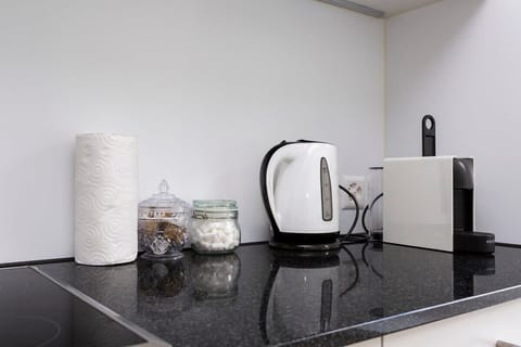 Kettle and Nespresso Coffee Machine are available