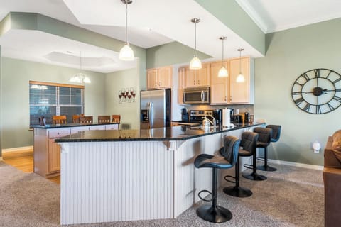 Kitchen with Extra Bar Seating