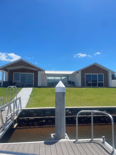 House viewed from canal