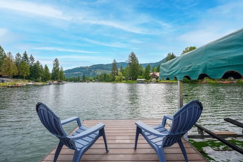 Relaxing on the dock