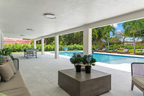 Indoor pool, a heated pool