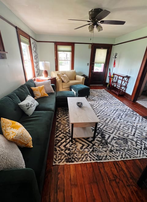 Front Living Room equipped with 50' in Smart TV