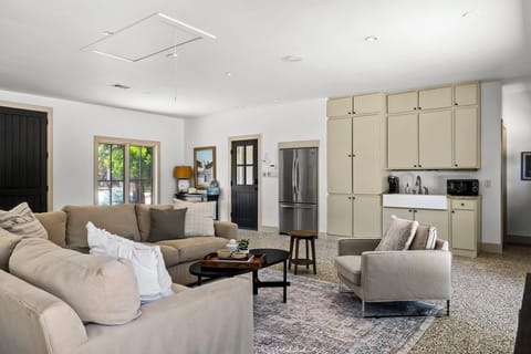 Right Cabin Living Room and Kitchenette