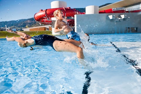 Indoor pool, a heated pool