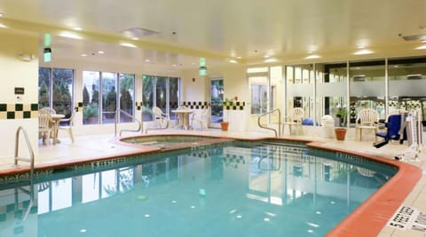 Indoor pool, a heated pool