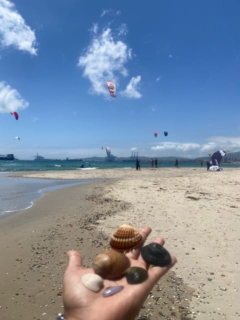 On the beach