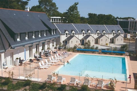 Take in gorgeous views while lounging around the on-site outdoor pool.