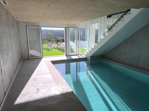 Indoor pool, a heated pool