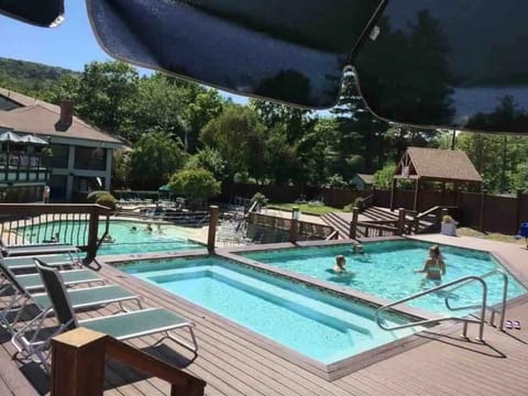 Indoor pool, outdoor pool