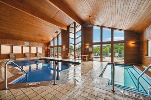 Indoor pool, a heated pool