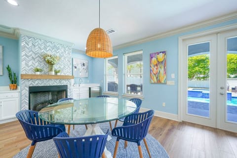 Tangled in Blue - Pet Friendly Vacation Rental Beach House with Private Pool, Elevator, and Fireplace in Crystal Beach, Florida - Five Star Properties Destin/30A